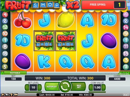 Fruit Shop (Магазин фруктов) из раздела Игровые автоматы