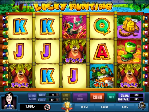 Lucky Hunting (Счастливая охота) из раздела Игровые автоматы