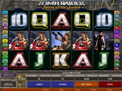 Tomb Raider II: Secret of the Sword (Расхитительница гробниц II: Тайна меча) из раздела Игровые автоматы