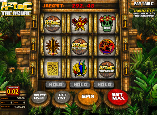 Aztec Treasure (Сокровище ацтеков) из раздела Игровые автоматы