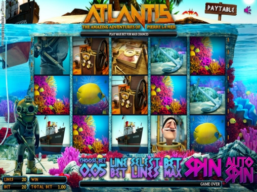 Atlantis (Атлантида) из раздела Игровые автоматы