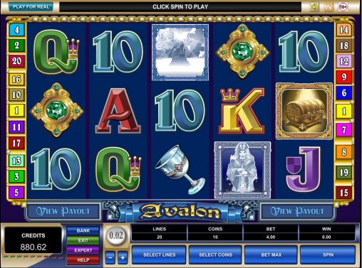 Avalon (Авалон) из раздела Игровые автоматы