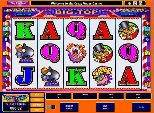 Big Top (Большой топ) из раздела Игровые автоматы