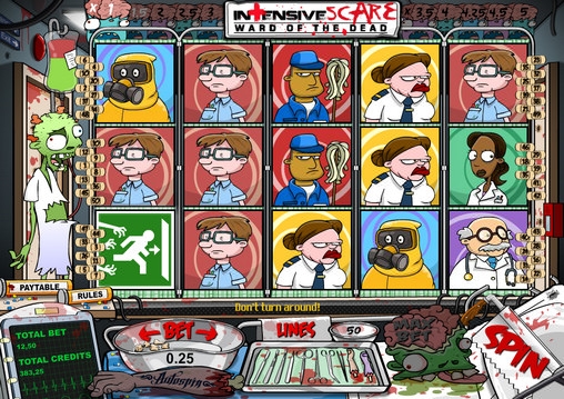 Intensive Scare – Ward of the Dead (Напряженный страх – Больница мертвецов) из раздела Игровые автоматы