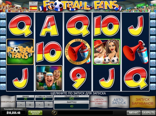 Football Fans (Фанаты футбола) из раздела Игровые автоматы