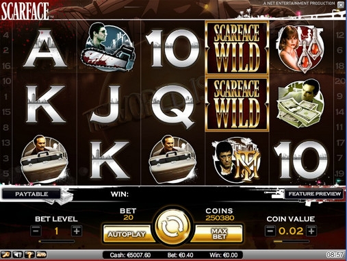 Scarface (Лицо со шрамом) из раздела Игровые автоматы