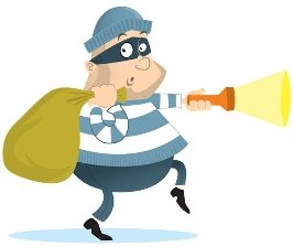 мошенник с мешком денег крадется к выходу покер, ошибки, самообман, психология, интересное