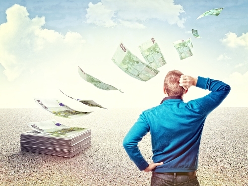 потеря денег, небольшая прибыль