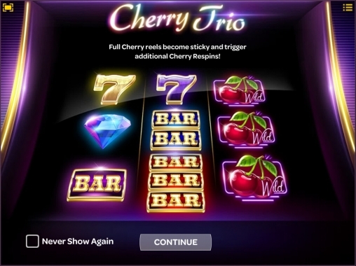 скриншот игрового автомата Cherry Trio от iSoftBet