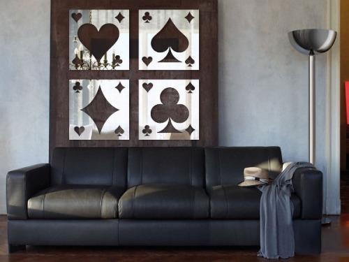 покер, покерный интерьер