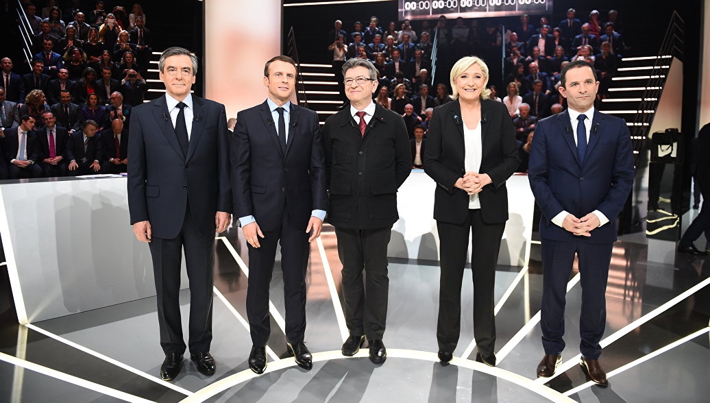 Кандидаты на пост Президента Франции после дебатов