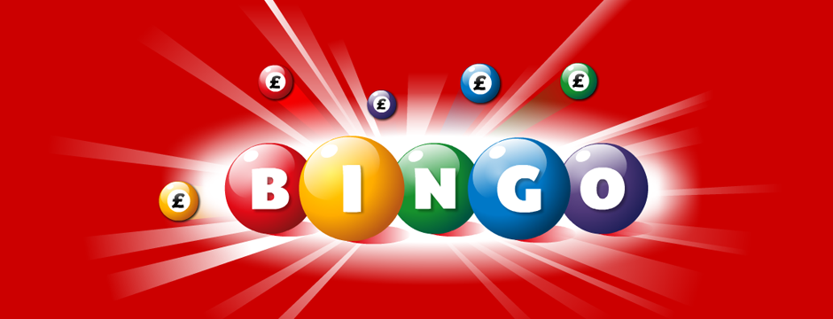 Разноцветные шары с буквами, выложенные в слово "Bingo"