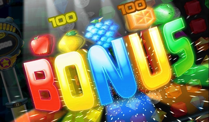 Разноцветная надпись "BONUS"