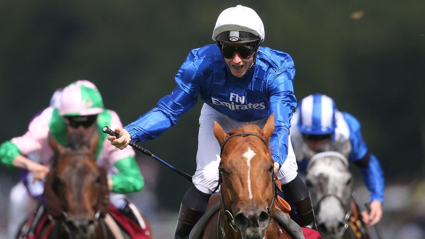 Лидер лошадиных скачек впереди всех