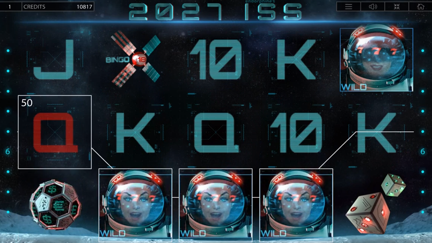 Скриншот игрового автомата 2027 ISS (МКС 2027) от Endorphina