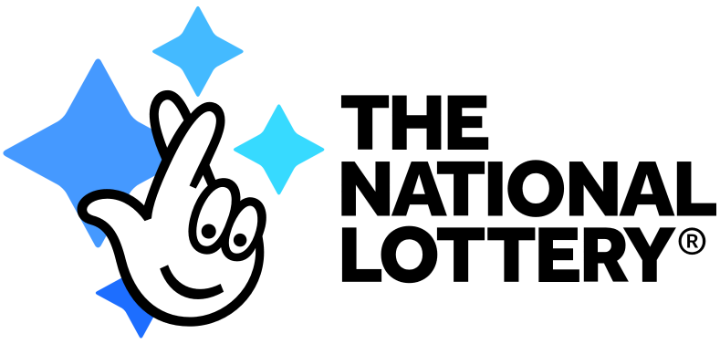 Фирменная надпись и знак The National Lottery