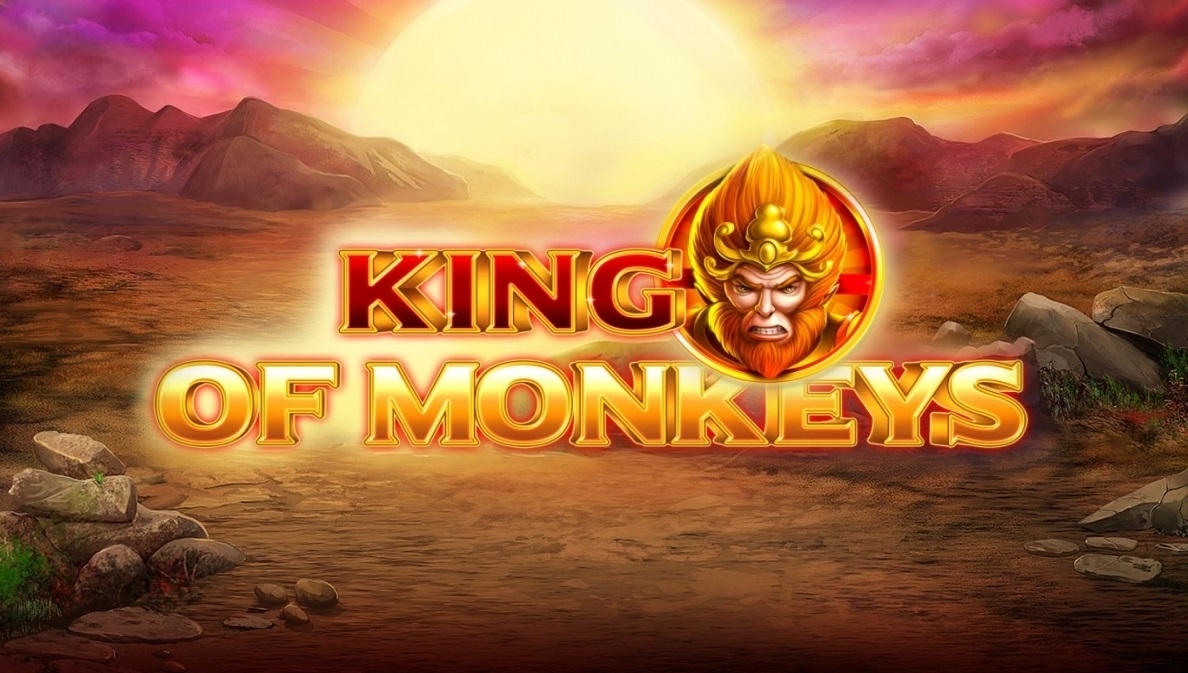 Заставка игрового автомата King of Monkeys от GameArt