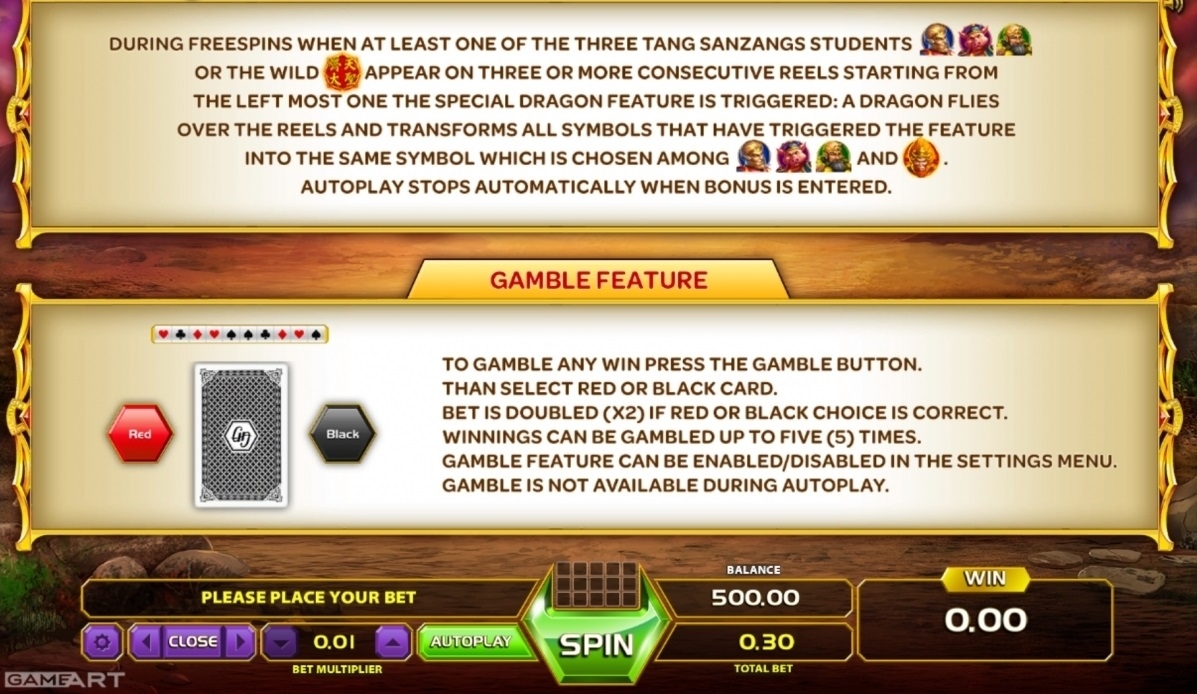 Скриншот бонусной игры на автомате King of Monkeys от GameArt