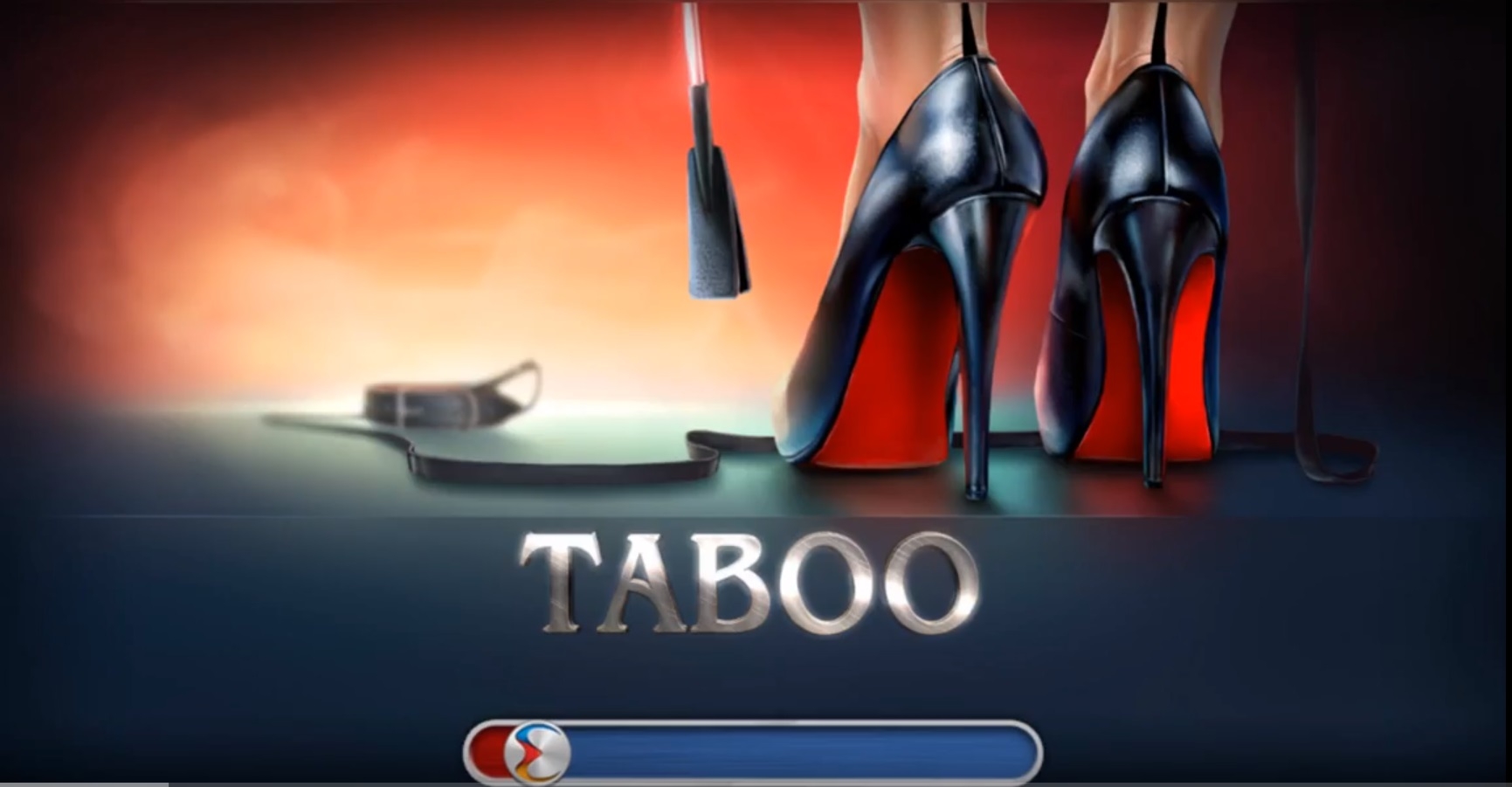 Лабутены и плетка на заставке игрового автомата Taboo от Endorphina