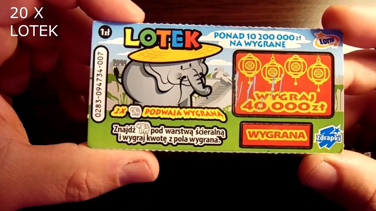 Билет польской лотереи Lotto
