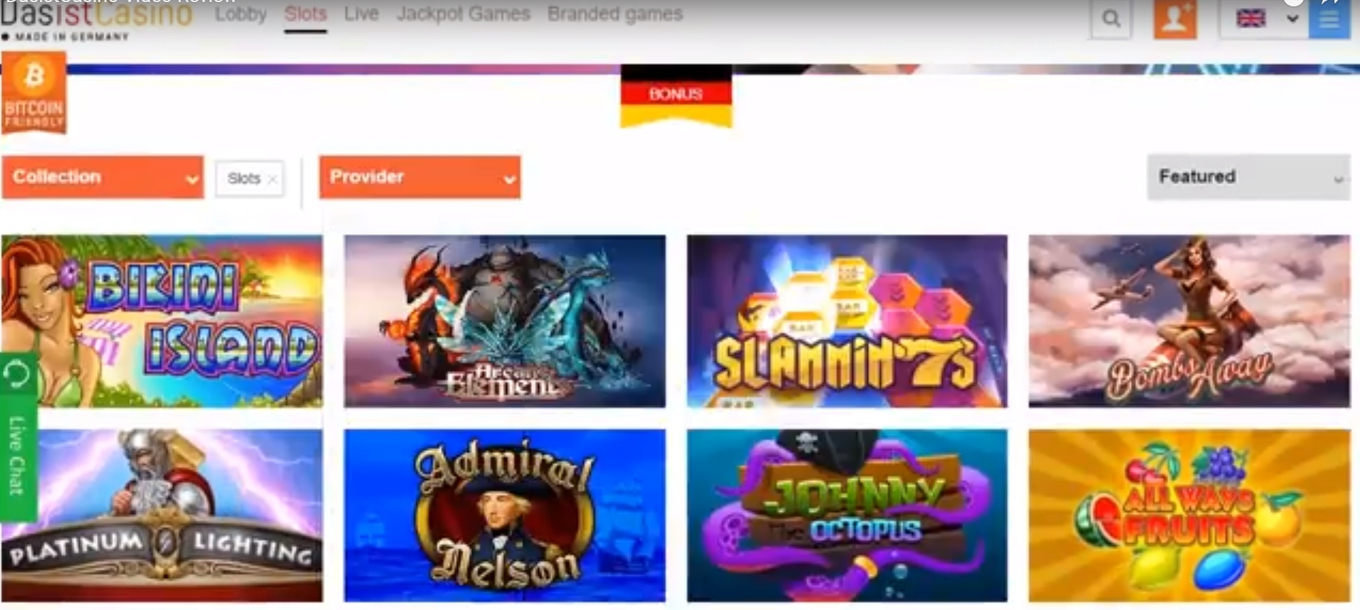 Азартные игры на Dasist casino