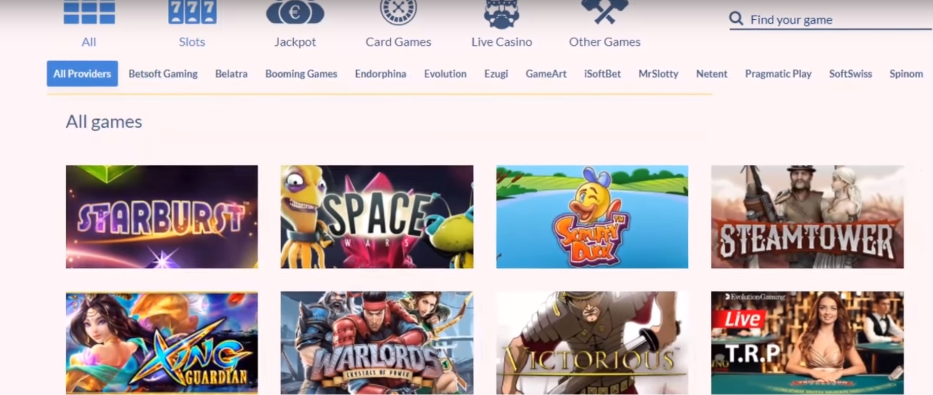 Азартные игры на Konung Casino