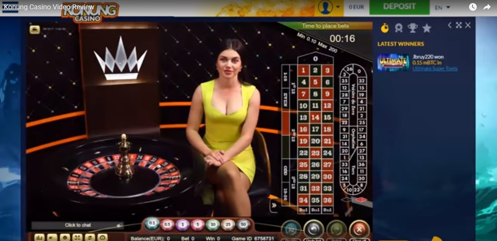 Лайв игры на сайте казино Конунг