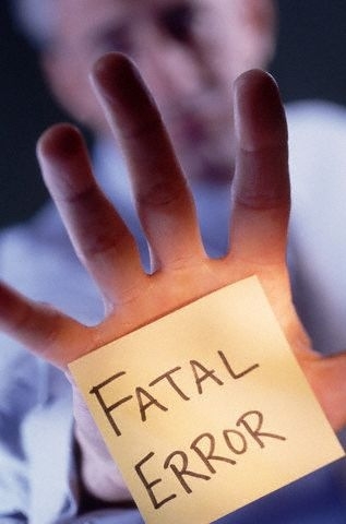 А вы знаете, с чего начинаются серьезные ошибки?