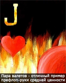 Если на флопе появилась одна из карт, которая не желательна для Вас (а это туз, король или дама), не стоит сильно огорчаться, так как вероятность того, что владелец лучшей руки достаточно велика.