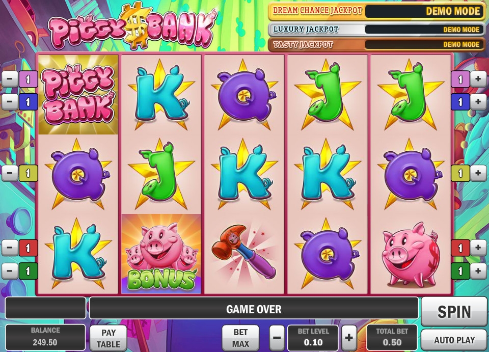 Играть в игровой автомат Piggy Bank