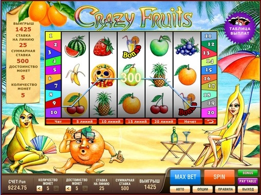 Crazy Fruits Игровые Автоматы Бесплатная