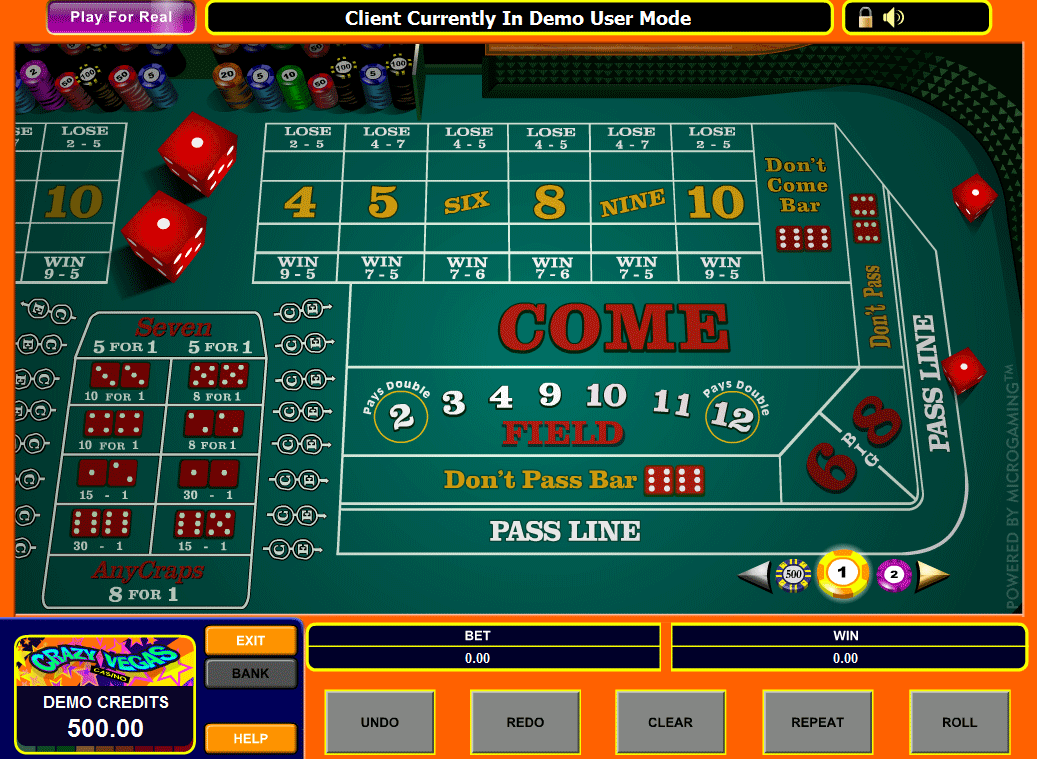 back and lay betting strategies for craps