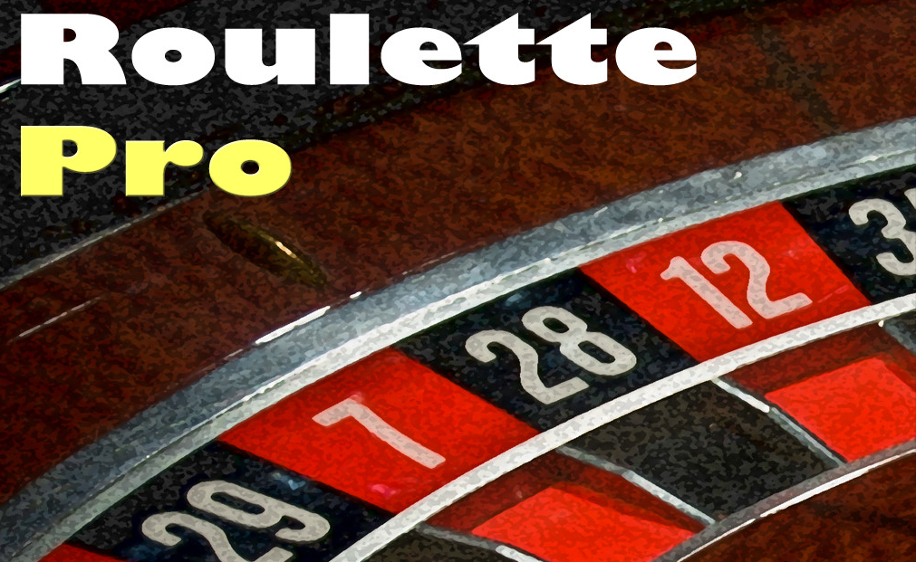 Надпись "Roulette Pro" и часть колеса рулетки