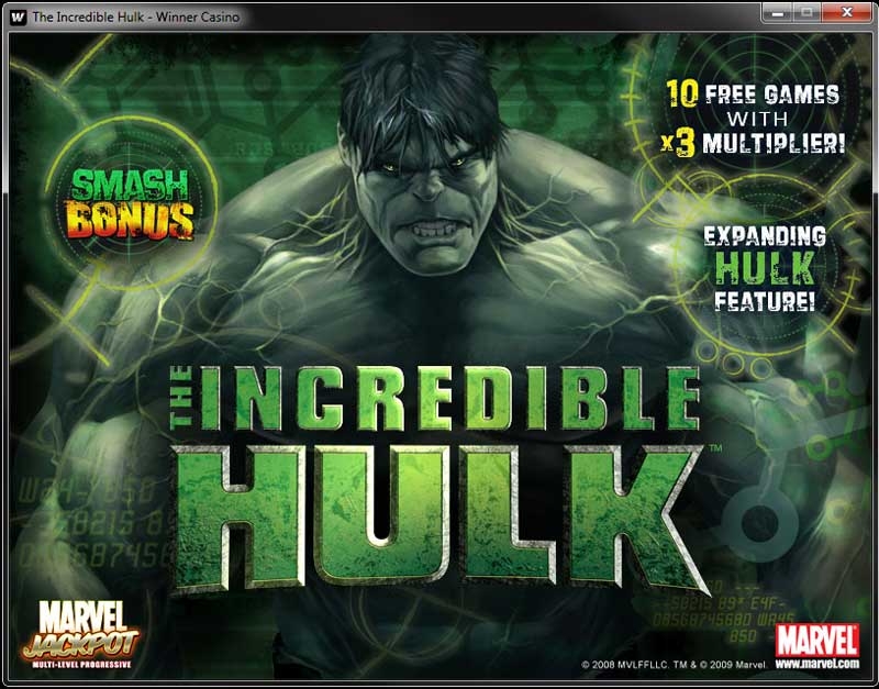 автомат игровой hulk incredible