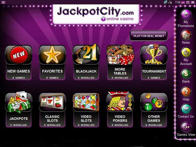 jackpotcity казино бездепозитный бонус