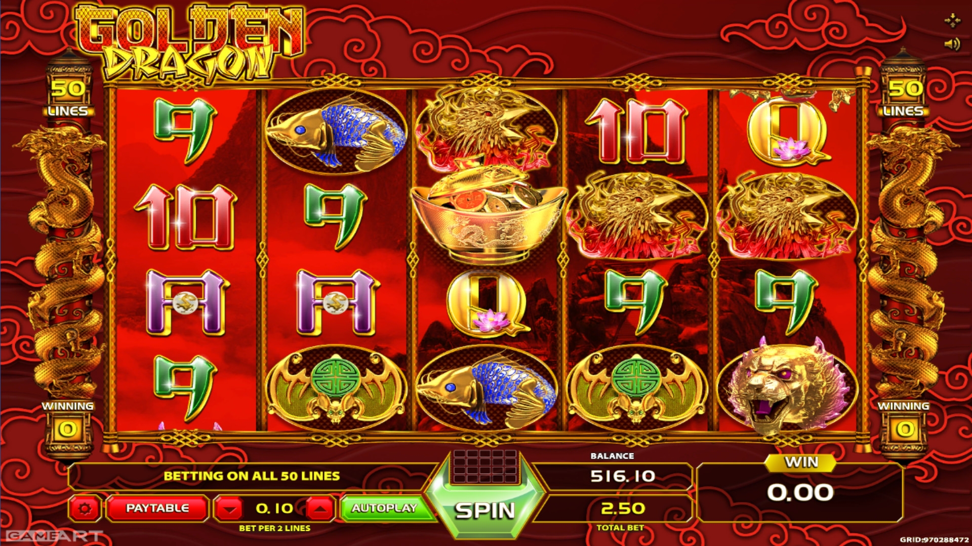 golden dragon игровой автомат