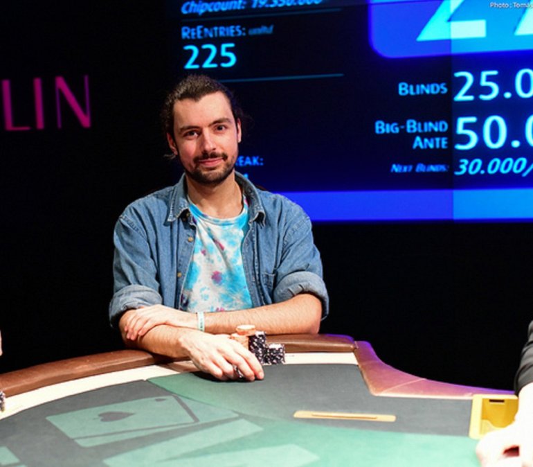 Эльдарас Рафийевас на турнире 2019WPTDeepStacks Berlin