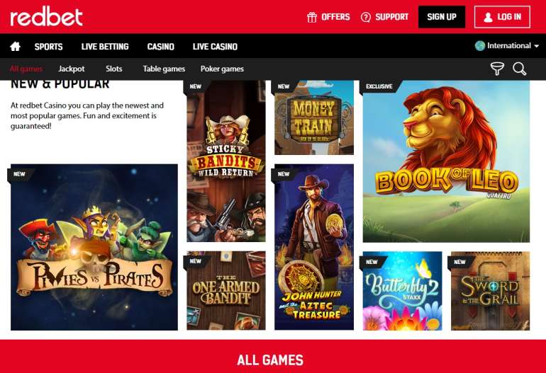 в 100% до £100 на первый депозит в RedBet в