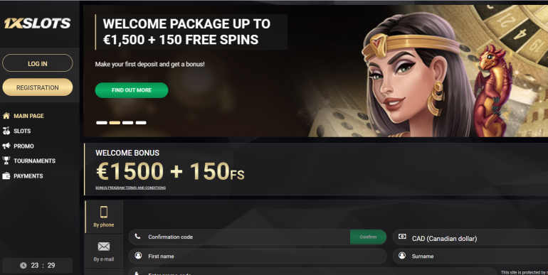 в 100% до €300 на первый депозит в 1xslots welcome bonus от 1xslots в