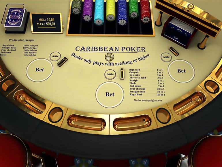 Вигрываем в карибский стад покер