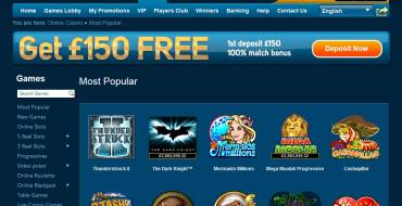 Roxy Palace Casino: Слоты