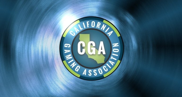 Надпись California Gaming Association