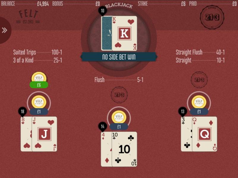 Блэкджек 21+3-Blackjack