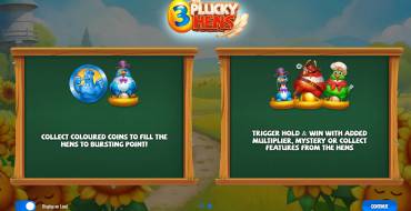 3 Plucky Hens: Игровой автомат