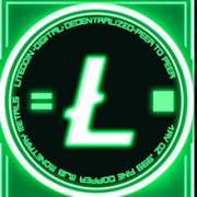 Символ Лайткоин в Blockchain Megaways