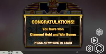 777 Jackpot Diamond Hold and Win Deluxe: Бонусные игры