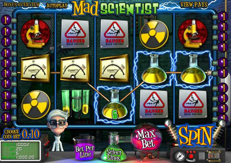 mad scientist игровой автомат