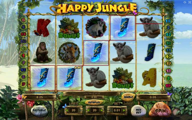 happy jungle игровой автомат