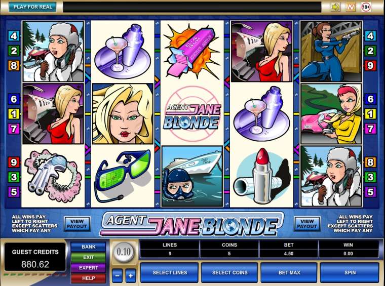 Видео покер Agent Jane Blonde демо-игра