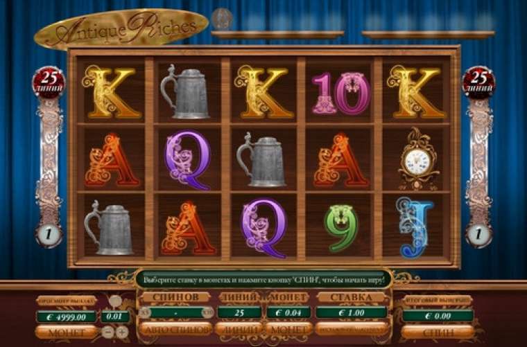 Видео покер Antique Riches демо-игра